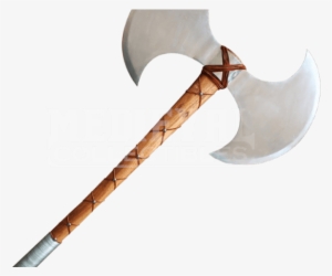 Drawn Clip Art Free On Dumielauxepices Net - Roman Double Bladed Axe #739711