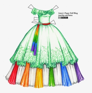 Click For Larger Version - Rainbow Ballgown #739831