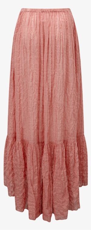 Nicole Cotton Crinkle Maxi Skirt - A-line #739942