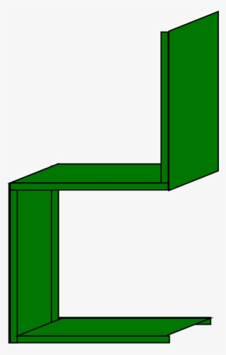 Minimalist Green Chair Side View #7301639