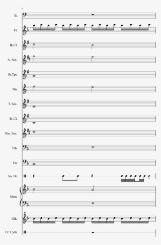 Title Theme Sheet Music Composed By Squad 3 Of 25 Pages #7304232