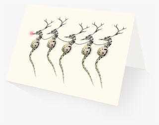 Santa's Seahorses Holiday Card #7304759