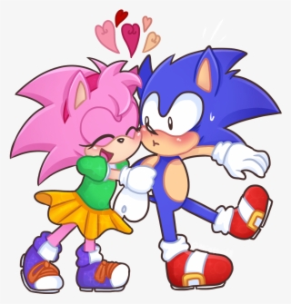 Classic Amy Rose And Classic Sonic Www Pixshark Com #7312775