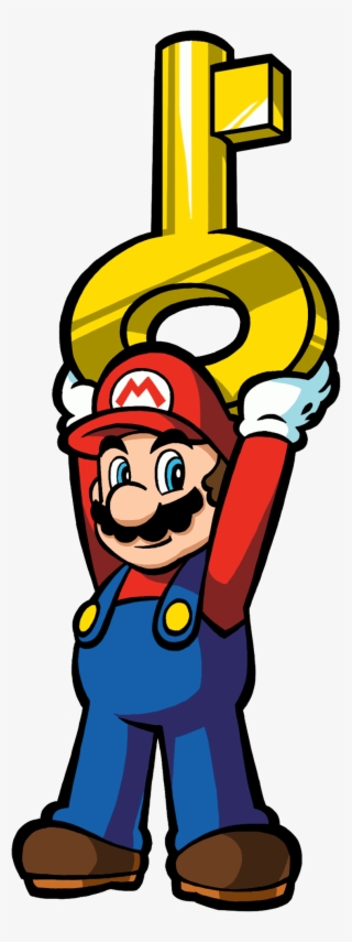 Mario Holding Big Key #7314052