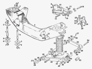 Mgb Crossmember Springs Pans #7315344