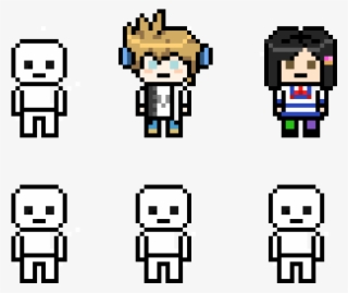 Danganronpa Pixel Sprite Base #7318681