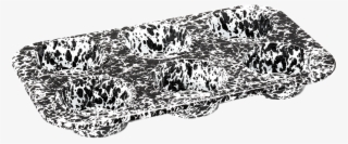 Muffin Pan Black Marble #7320486