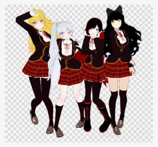 Rwby Blake School Uniform Clipart Blake Belladonna #7321706