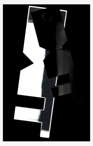 Small Black "exit" On Big Silver-coloured Mirror "exit" #7324468