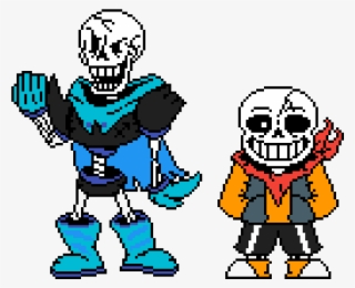 Negativetale Papyrus And Sans #7328557
