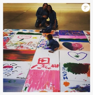 Zoe Saldana, Son Mari Marco Perego Et Leurs Jumeaux #7333166