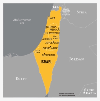 Map Of Hamas Operational Area - Free Transparent PNG Download - PNGkey