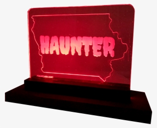 Haunter Illuminated Desk Sign- Red #7335150