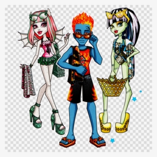 Monster High Swim Class Frankie Clipart Frankie Stein #7335620