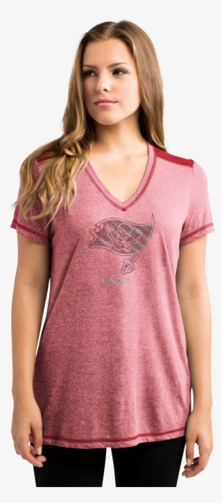 Majestic Buccaneers Women's Red Bright Lights Tee By #7336271