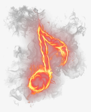 Ftestickers Music Musicnote Fire Flames #7336488