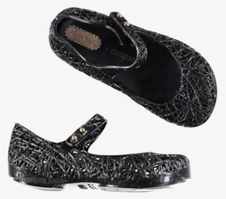 Mini Campana 'zig Zag' Shoe Black Glitter #7337860
