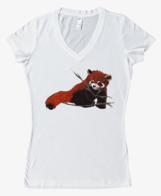 Red Panda Love Women's V-neck #7338706