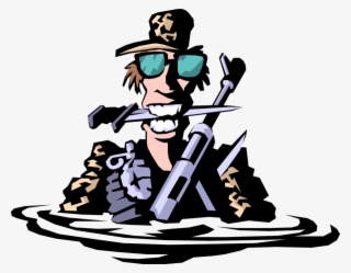 Vector Illustration Of Experienced Navy Seal Armed #7349356 Vector Illustration Of Experienced Navy Seal Armed #7349356
