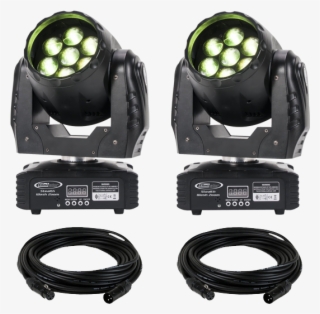 Eliminator Stealth Wash Zoom Led Moving Head 2-pack #7351705