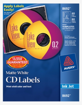 Avery Matte White Cd Labels #7354730