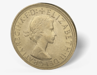 Picture Of English Gold Sovereign Queen Elizabeth #7356581