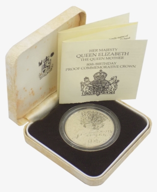 Pre-owned 1980 Uk Queen Mother 80th Birthday Silver #7356934