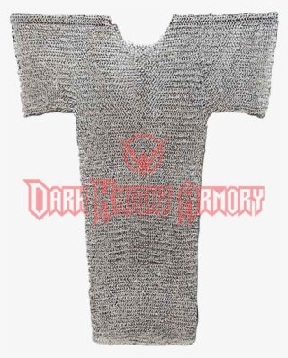 Riveted Steel Chainmail Hauberk #7359701