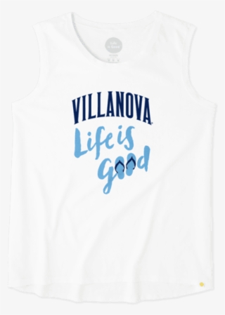 Women's Villanova University Flip Flops Muscle Tee #7360903