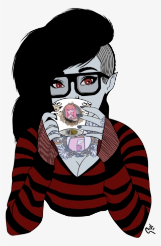 Marceline Portrait By Guiganoide Features A Tattooed #7366924