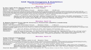 Sae World Congress Code #7367117