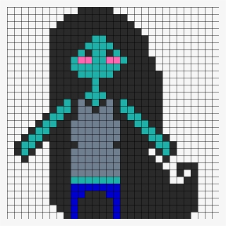 Marceline From Adventure Time Perler Bead Pattern / #7367119