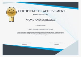 Certificate Png Transparent Picture #7370514