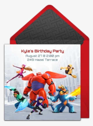 Big Hero 6 Online Invitation #7376892