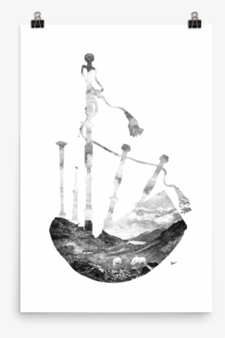 Bagpipe Print- Large Edition #7381335