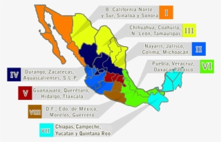 Las 6 Regiones Que Componen A México Son #7383672