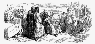 Socrates Drawing Plato Aristotle Cartoon #7384596