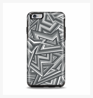 The Jagged Abstract Graytone Apple Iphone 6 Plus Otterbox #7391229