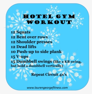Hotel Gym Workout #7392876