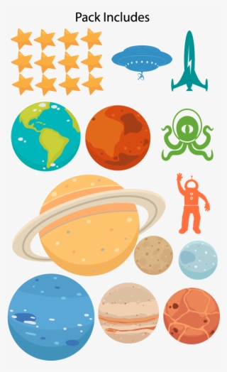Outer Space Wall Decal Pack #7393550