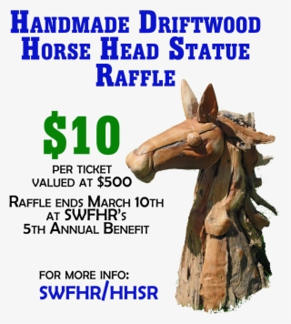 Driftwood Horse Head Statue Raffle #7395354