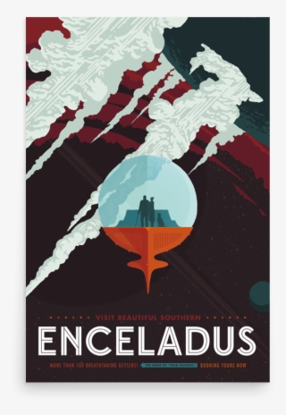 Nasa Visions Of The Future Red Poster Unframed #7398810