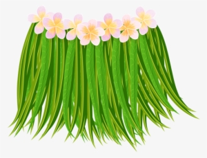 Hawaiian Skirt Clip Art Png Transparent Image - Transparent Background Grass Skirt Clipart #740008
