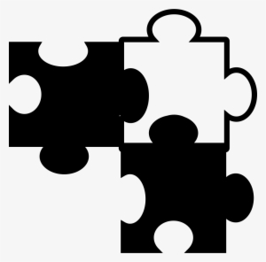 Puzzle Pieces In Black And White Variant Comments - Puzzle Pieces Icon #740650