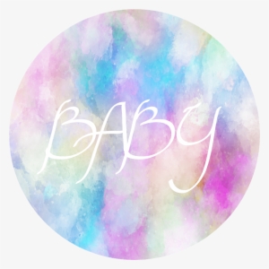 Color Colorsplash Baby Paradise Cute Cool Circle Pink - Circle #740671