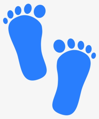 Baby Boy Footprints Png - Footprints Clipart #741402