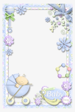 Baby Boy Frame Png Clip Art Transparent Download - Bingkai Baby Boy ...