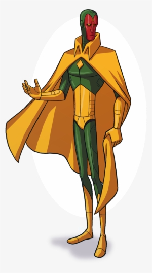 Vision Marvel By H2a Scarlet Witch, Avengers, Superhero, - Vision Marvel Cartoon Png Hd #741954