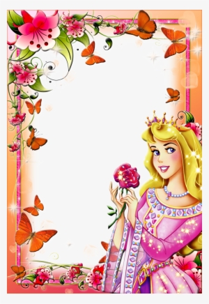 Border Design Flower And Butterfly #741978