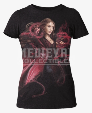 Womens Scarlet Witch Hex T-shirt - Captain America: Civil War Captain America Marvel Comics #741981